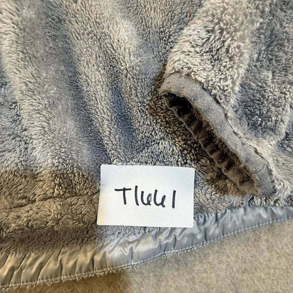 The North‎ Face Osito Full Zip Fleece Jacket Grey Womens Large High Pile Soft